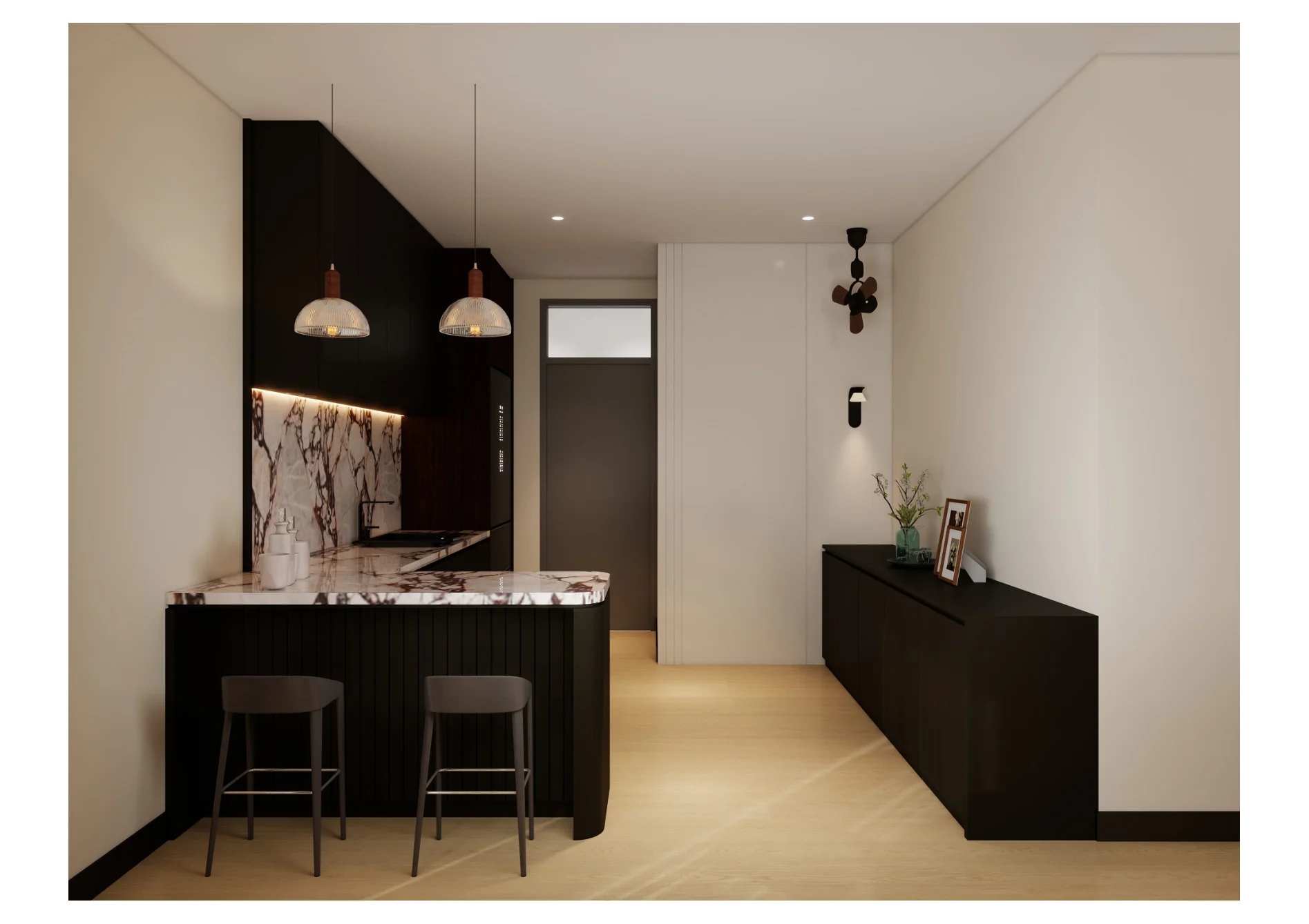 Austin Duta — kitchen bar and breakfast nook