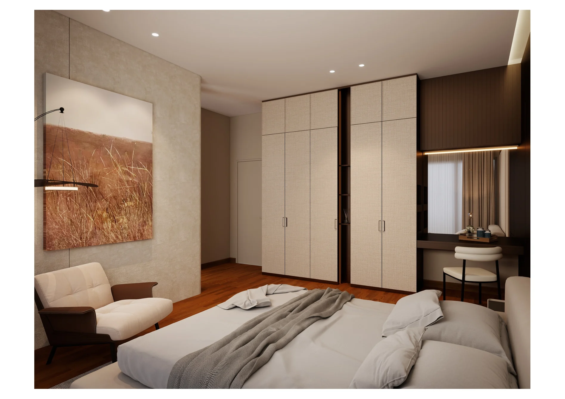 Jade Austin Crest — primary bedroom angle