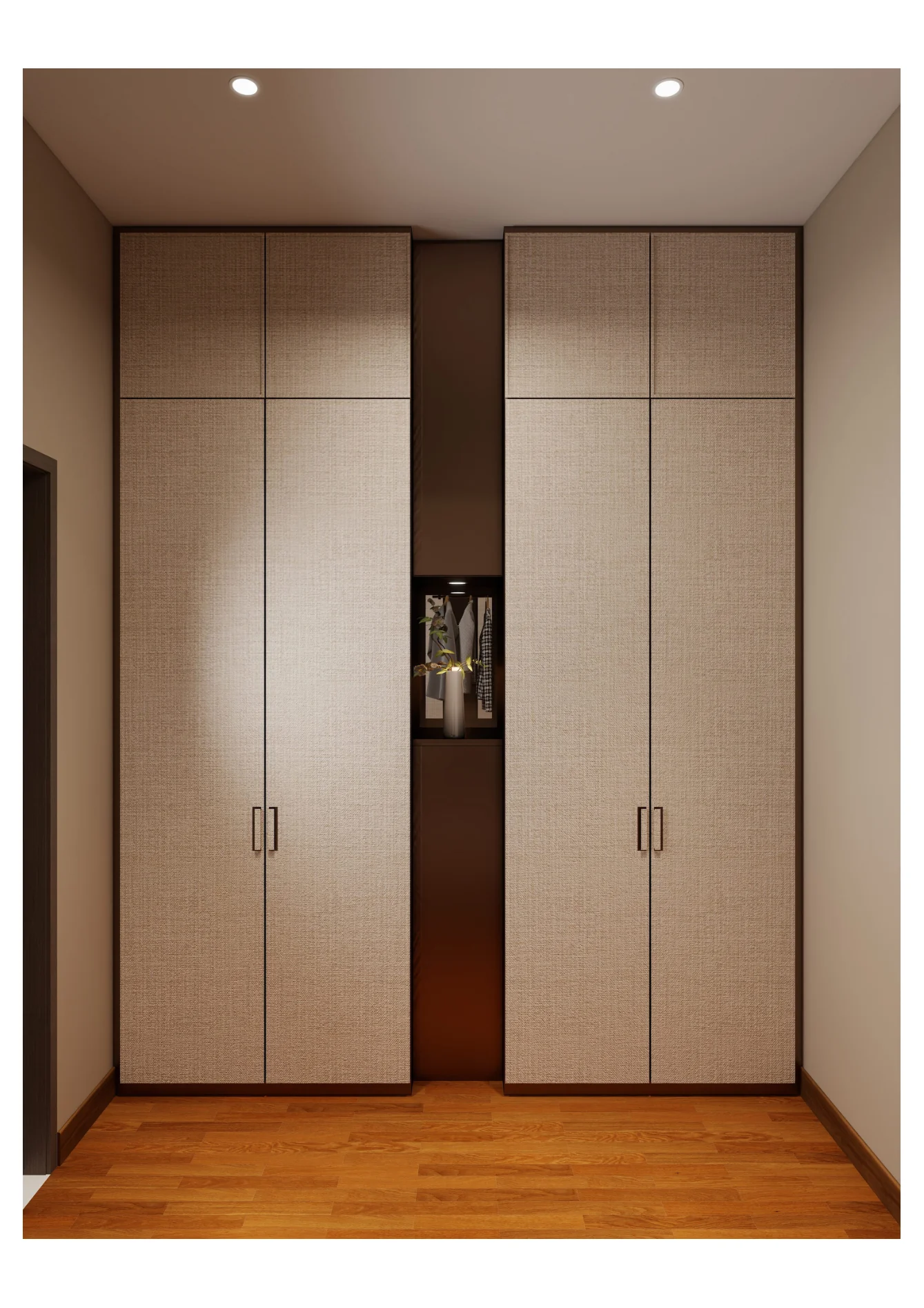 Jade Austin Crest — wardrobe cabinetry detail